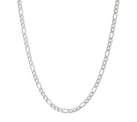 4mm Figaro Men's or Ladies Necklace / Chain Stainless Steel CH13