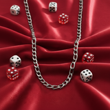 6mm Figaro Link Chain Unisex Stainless Steel with END-TABS CH14