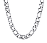 11mm Figaro Link Chain Stainless Steel CH16