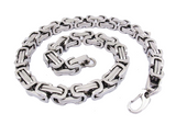 Huge Byzantine Necklace Stainless Steel CH21