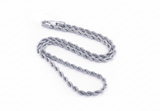 2mm Rope Chain Unisex Necklace Stainless Steel<BR>CH2