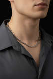 8mm Large Oval Link Chain Unisex Necklace Stainless Steel<BR>CH30