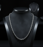 8mm Large Oval Link Chain Unisex Necklace Stainless Steel<BR>CH30
