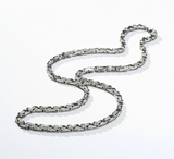 4mm Byzantine Chain Stainless Steel Necklace CH39