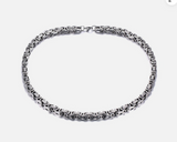 4mm Byzantine Chain Stainless Steel Necklace CH39