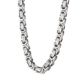 6mm Byzantine Link Chain Unisex Necklace Stainless Steel<br>CH41
