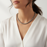 6mm Byzantine Link Chain Unisex Necklace Stainless Steel<br>CH41