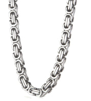 7mm Stainless Steel Byzantine Chain / Necklace CH42