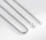3mm Foxtail Link Chain Necklace Unisex Necklace Stainless Steel CH51