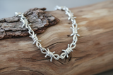 Large 16mm Barbed Wire Link Chain Necklace Stainless Steel CH48