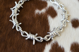 Large 16mm Barbed Wire Link Chain Necklace Stainless Steel CH48