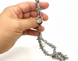 16mm Large Barbed Wire Link Chain Men's Necklace Stainless Steel<BR>CH48