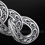 13mm Small Tattoo Curb Link Chain Unisex Necklace Stainless Steel<BR>CH49