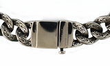 Tattoo Curb Link Chain Necklace – 17mm Stainless Steel CH50