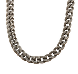 Tattoo Curb Link Chain Necklace – 17mm Stainless Steel CH50