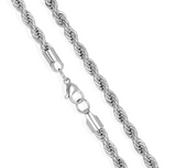 6mm Solid Rope Chain / Necklace Stainless Steel CH6