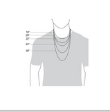 "Live to Ride, Ride to Live" Pendant on 5mm Byzantine Link Chain Biker Necklace SP9
