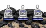 "Police" Ride Bell® Thin Blue Line Stainless Steel RB13