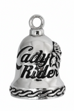 Large Lady Rider Ride Bell® Motorcycle Bell Stainless Steel RB1L