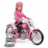 Large Lady Rider Ride Bell® Motorcycle Bell Stainless Steel RB1L