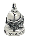 Motorcycle Stainless Steel Wheel Winged Ride Bell, Gremlin Bell, Spirit Bell RB29