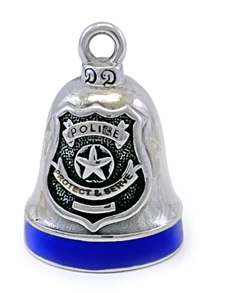 Stainless Steel Motorcycle Ride Bell, Gremlin Bell, Spirit Bell Police Special RB30