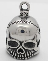 Stainless Steel Motorcycle 3-D Skull Ride Bell RB31