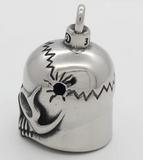 Stainless Steel Motorcycle 3-D Skull Ride Bell RB31