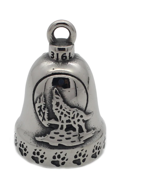 Wolf Stainless Steel Motorcycle Ride Bell RB33