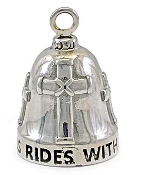 Religious 4 Cross Stainless Steel Motorcycle Ride Bell RB34