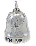 Religious 4 Cross Stainless Steel Motorcycle Ride Bell RB34