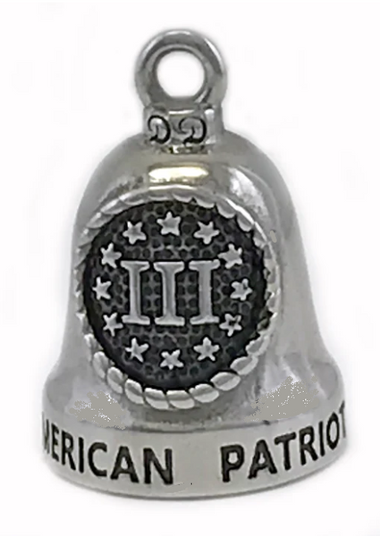 Stainless Steel Motorcycle Biker Ride Bell® 111 Patriotic RB43