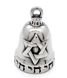 Jewish Star Motorcycle Ride Bell® Star of David Stainless Steel RB45