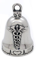 MD Medical Symbol Motorcycle Ride Gremlin Bell Stainless Steel RB46