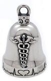 MD Medical Symbol Motorcycle Ride Gremlin Bell Stainless Steel RB46