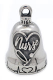 Nurse & Medical Symbol Motorcycle Ride Gremlin Bell Stainless Steel RB47