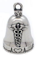 Nurse & Medical Symbol Motorcycle Ride Gremlin Bell Stainless Steel RB47