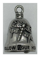 Stainless Steel Dragonfly Motorcycle Ride Bell Gremlin Bell RB52