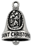 "ST. CHRISTOPHER" Ride Bell "PRAY FOR US" Religious Biker Bell Stainless Steel RB56
