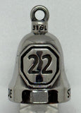 Veteran #22 Awareness Stainless Steel Motorcycle Ride Bell ® Military Bell RB58