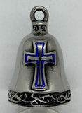Stainless Steel Religious Cross Motorcycle Ride Bell 4 Colors RB60