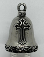 Stainless Steel Religious Cross Motorcycle Ride Bell RB61