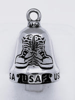 Ladies Veteran Stainless Steel Motorcycle Ride Bell ® Military Bell RB62