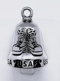 Ladies Veteran Stainless Steel Motorcycle Ride Bell ® Military Bell RB62