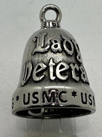Ladies Veteran Stainless Steel Motorcycle Ride Bell ® Military Bell RB62