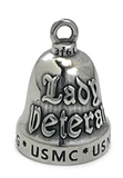Ladies Veteran Stainless Steel Motorcycle Ride Bell ® Military Bell RB62