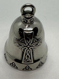 Motorcycle Ride Bell Gremlin Bell Stainless Steel Celtic Religious Cross RB68