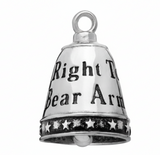 "Right to Bear Arms" Ride Bell® 2nd Amendment Stainless Steel RB6