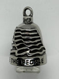 Stainless Steel "We The People" Flag Bell Motorcycle Biker Ride Bell RB70