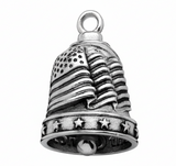 U.S.A. Flag Motorcycle Ride Bell® Stainless Steel Biker Bell RB9